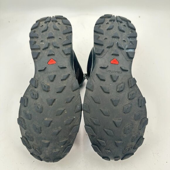 Salomon Outline Mid GTX Women Size 9.5 404844 Black Grey Contagrip Hiking Shoes - Picture 8 of 11